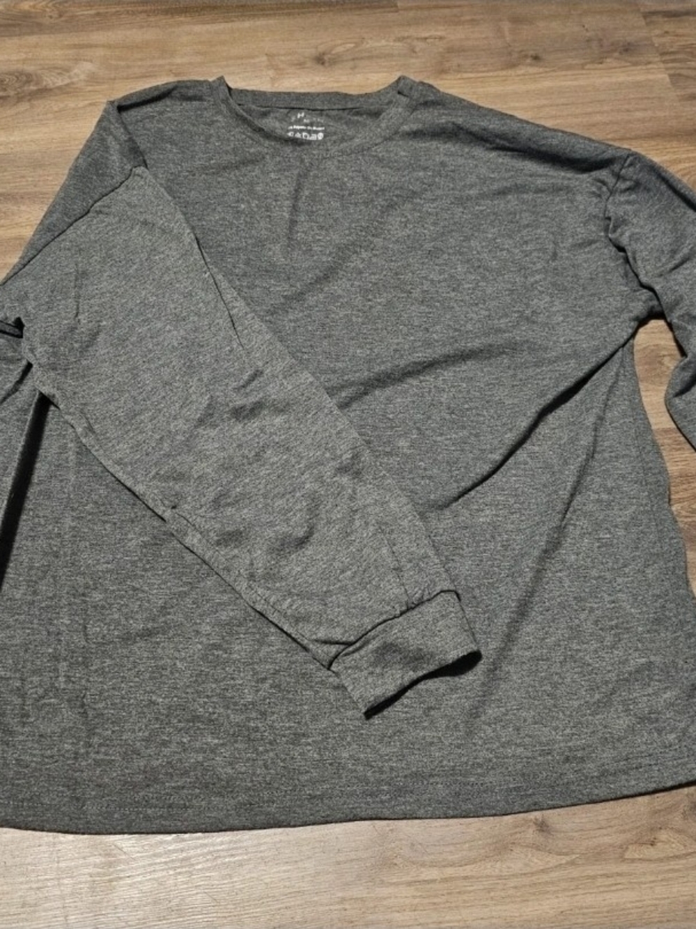 SHEIN Women's Long Sleeve Tee - Dark Gray Heather